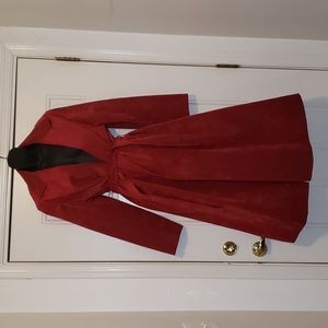 Vintage by Clarissa ultra suede coat